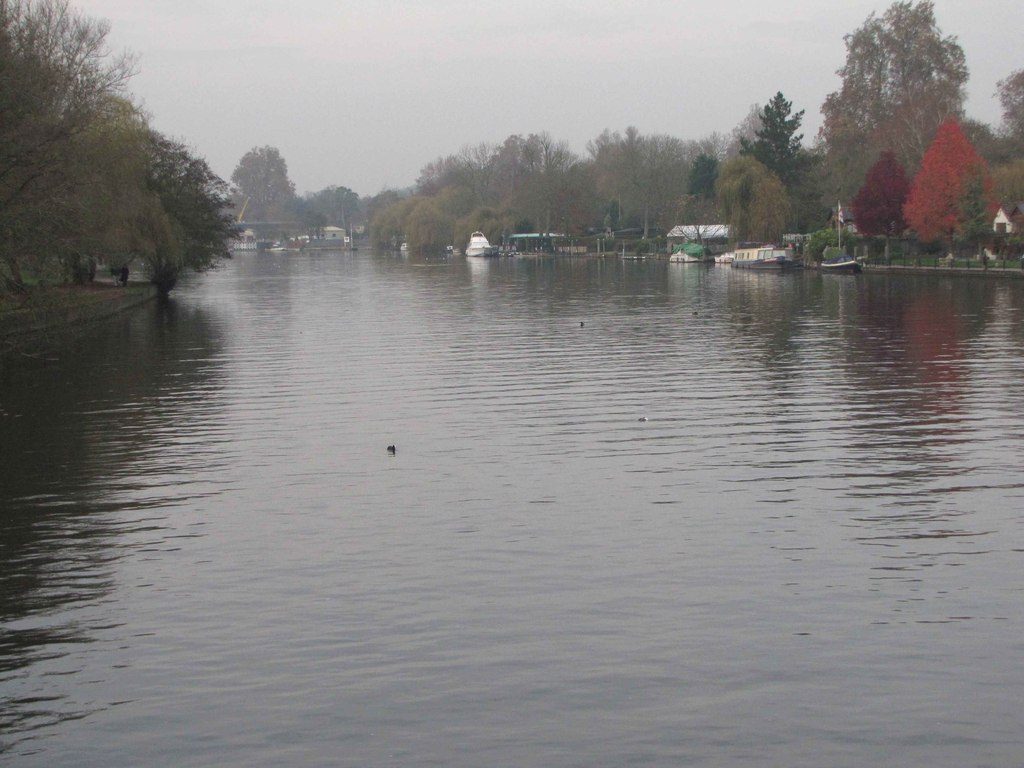 The Thames at Henley-on-Thames, viewed from the towpath.